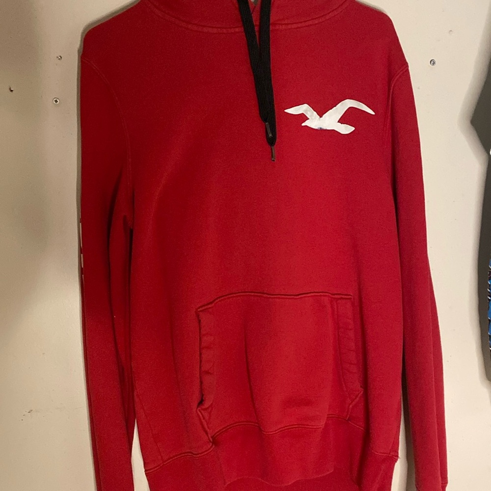 Red Hollister hoodie
